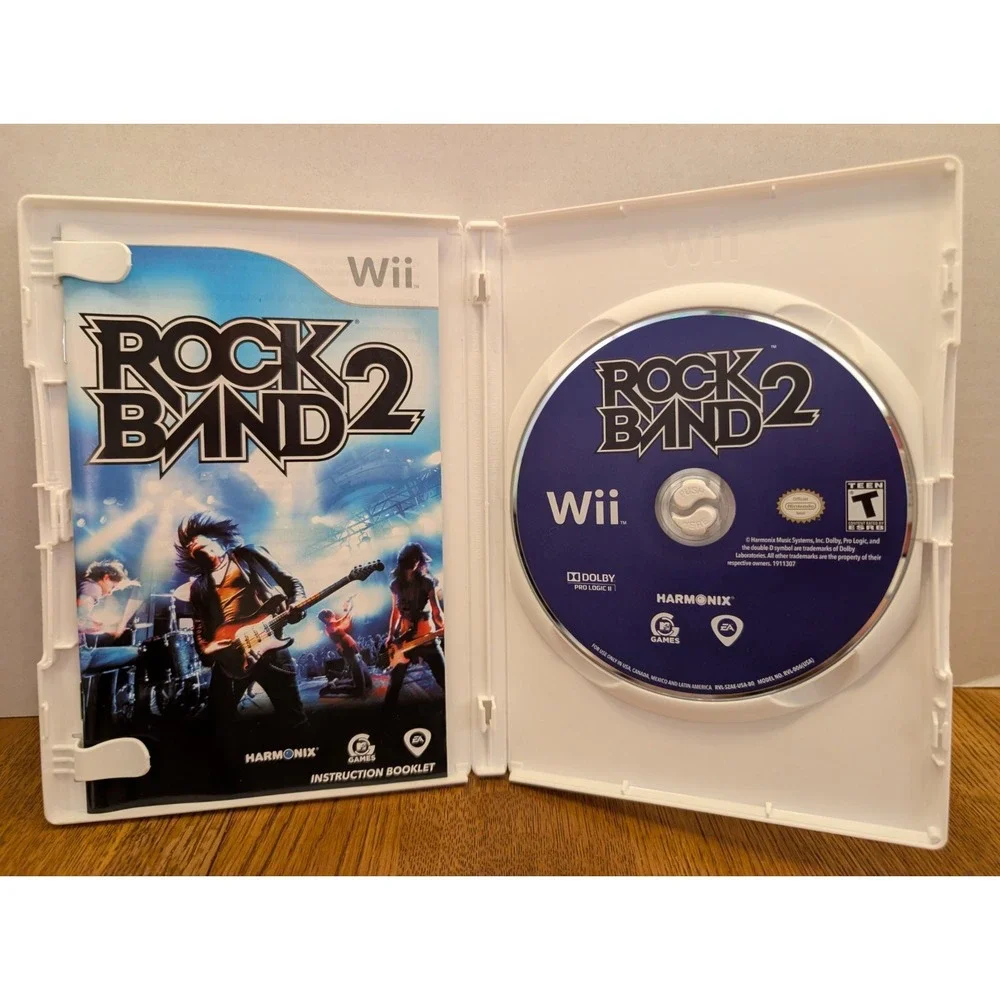 Wii 4 Pack/Rock Band Games/Country Track Pack/Lego/Rock Band 2/Beatles/UNTESTED‎